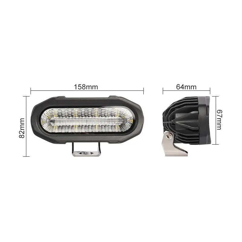 6 Inch LED reversing brake light-2